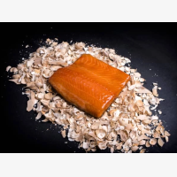 Halve zalmzijde - warm gerookt